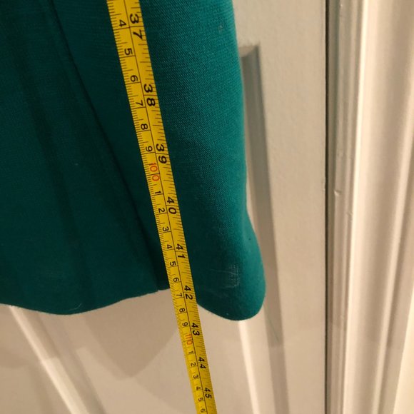 Vintage Green Dress (with shoulder pads) - Picture 11 of 12